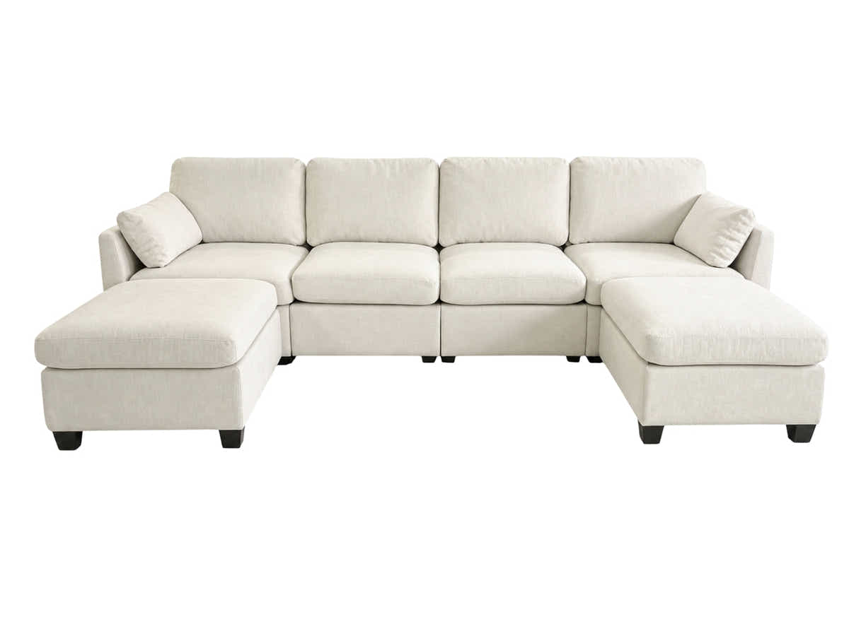 Jonpony 6-Piece Modular Sofa Set - Beige