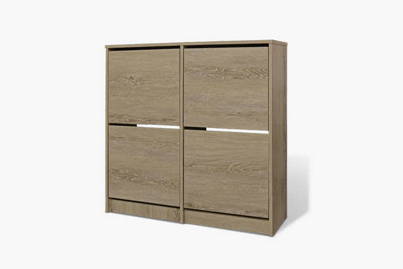 Enkel 4-Drawer Shoe Rack - Oak