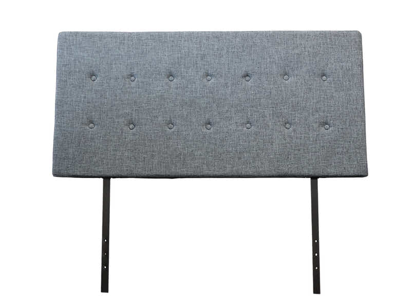 Freddy Linen Headboard Bluish Grey - King