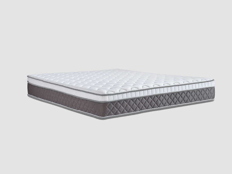 Hampshire Bed Frame Grey & MEM23 Mattress – Double (Combo)