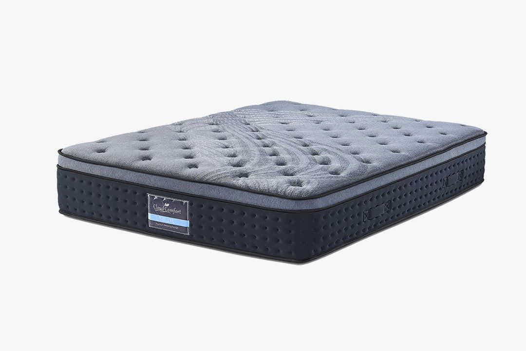 Novo Bed Frame & Euro Top Mattress B34 - Queen