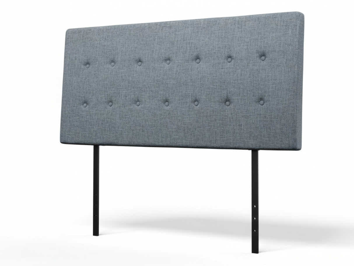 Freddy Linen Headboard Bluish Grey - Super King