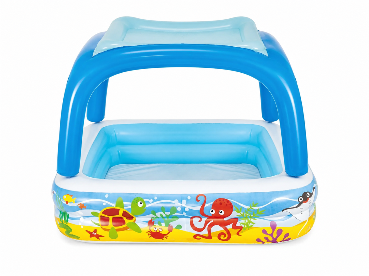 DS Bestway Beach Buddy Shaded Play Pool 1.40m x 1.40m