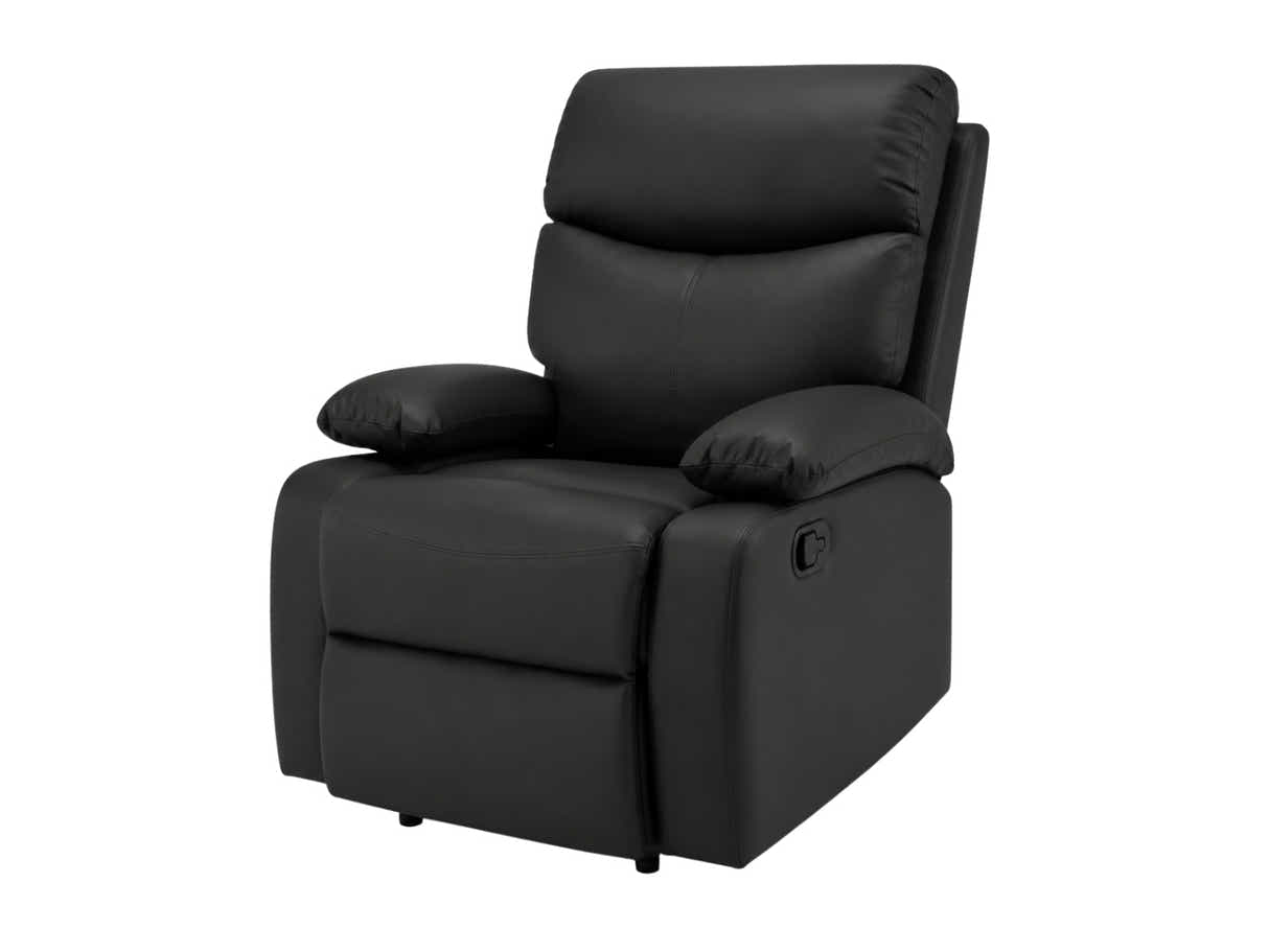 Giselle Recliner Chair PU - Black