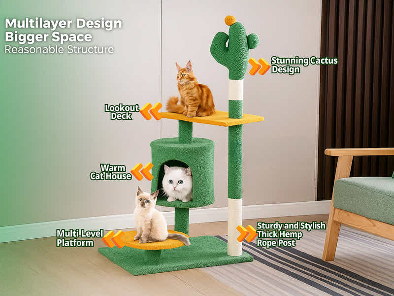 Cat Tree Cactus - 115cm