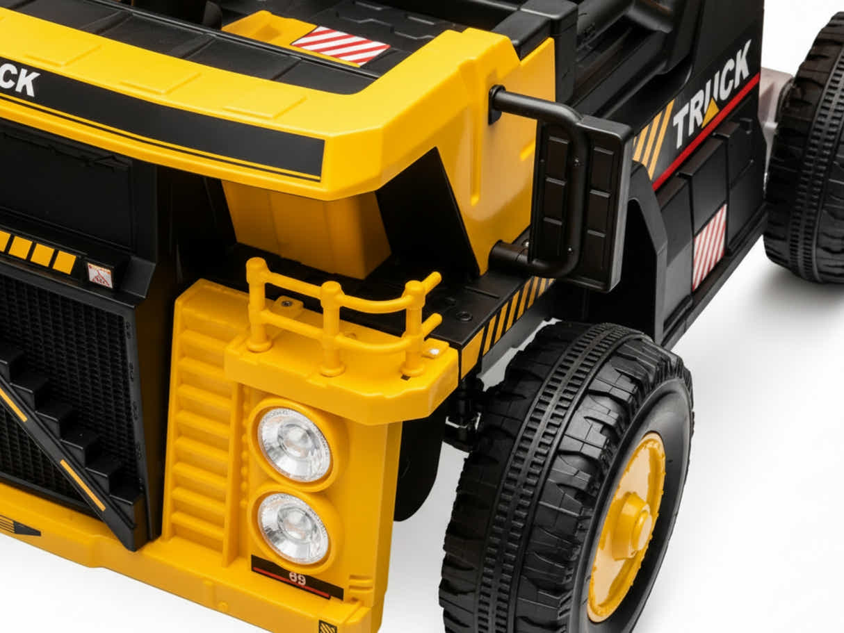 Kids Ride On Dump Truck - Yellow