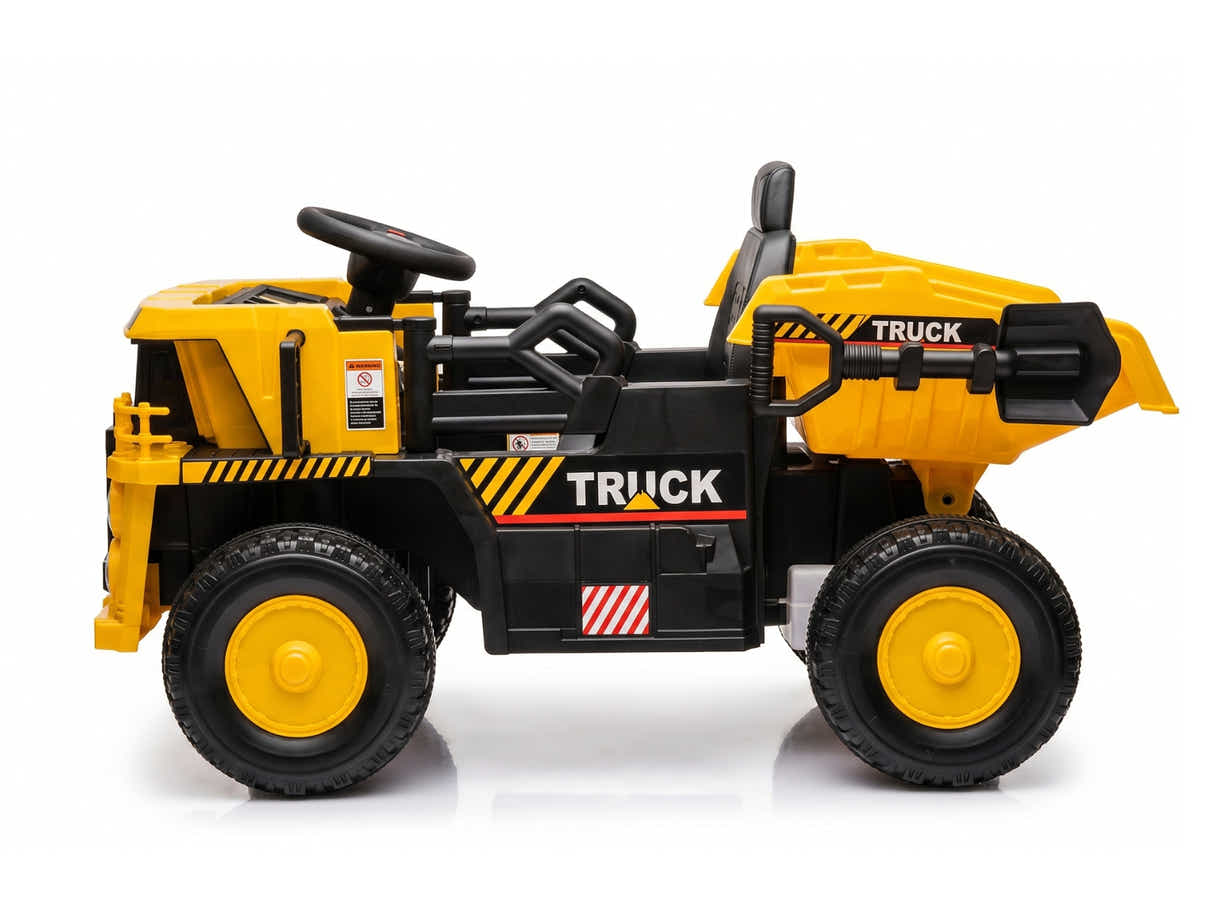 Kids Ride On Dump Truck - Yellow