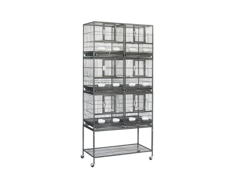 Iron Bird Cage with Six-cage Design - 209 cm