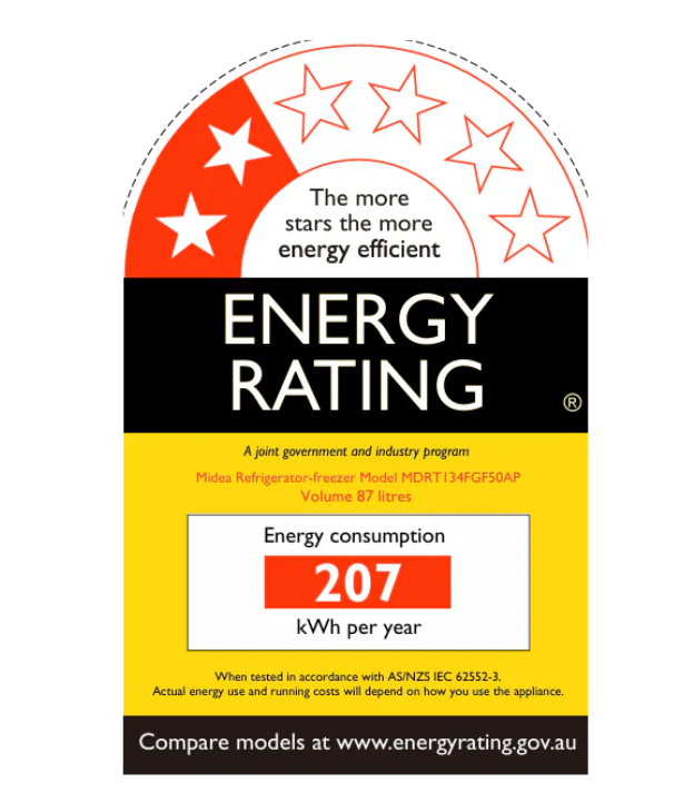 Midea 87L Bar Fridge and Freezer