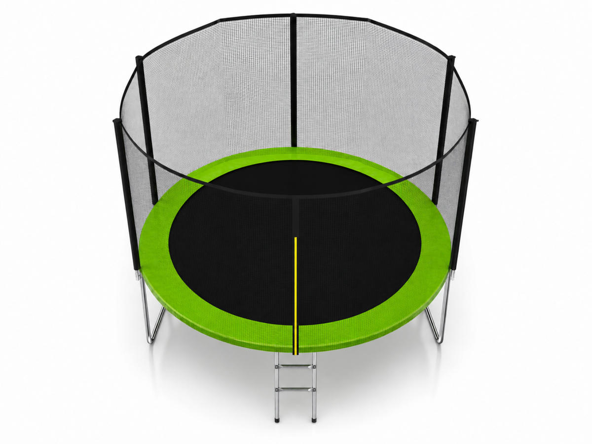 Trampoline Lime with Outside Net - 8ft