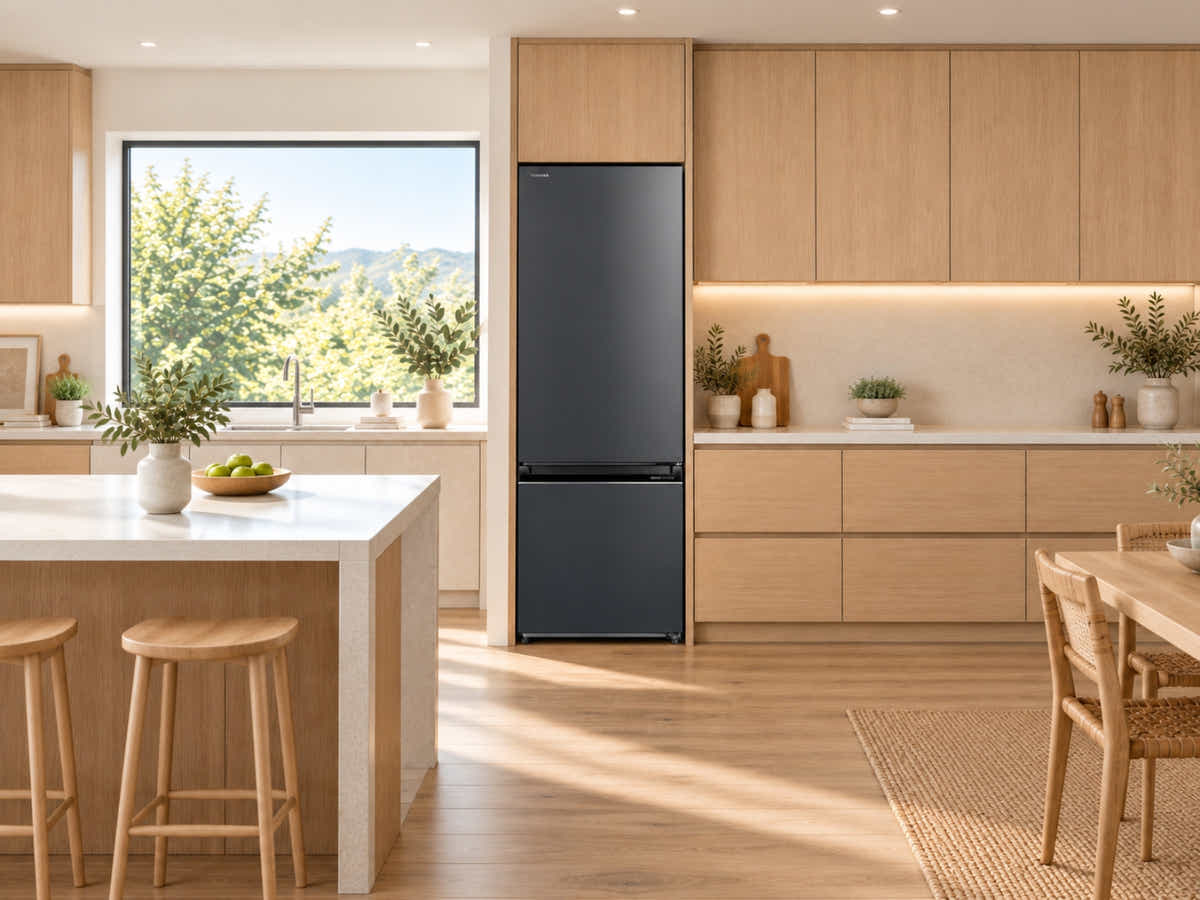Toshiba 325 L Bottom Mount Fridge Freezer