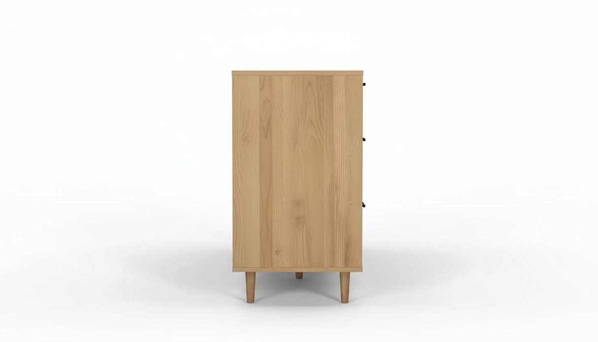 Rechteck 7-Drawer Lowboy - Wood