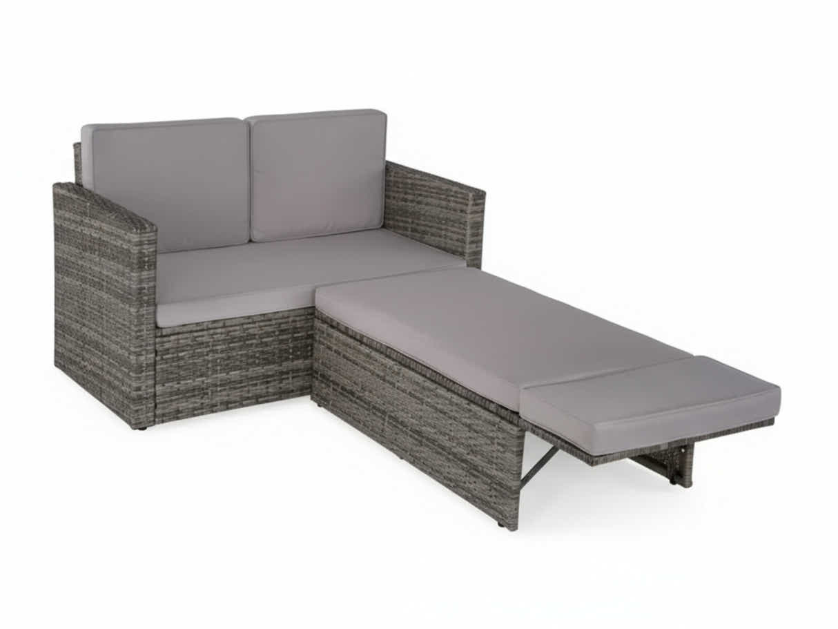 2-Piece Outdoor Sofa Set - Grey
