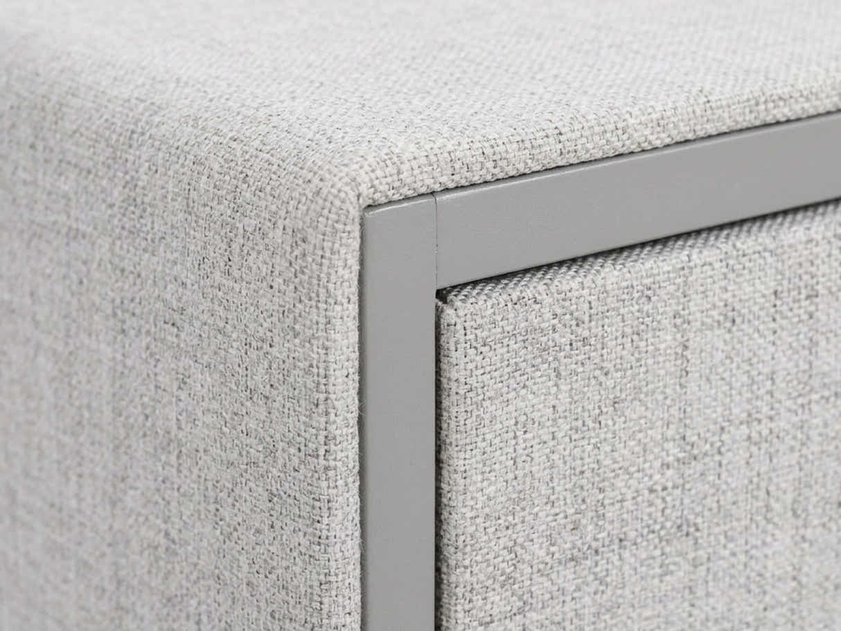 Delani 3-Drawer Chest - Grey
