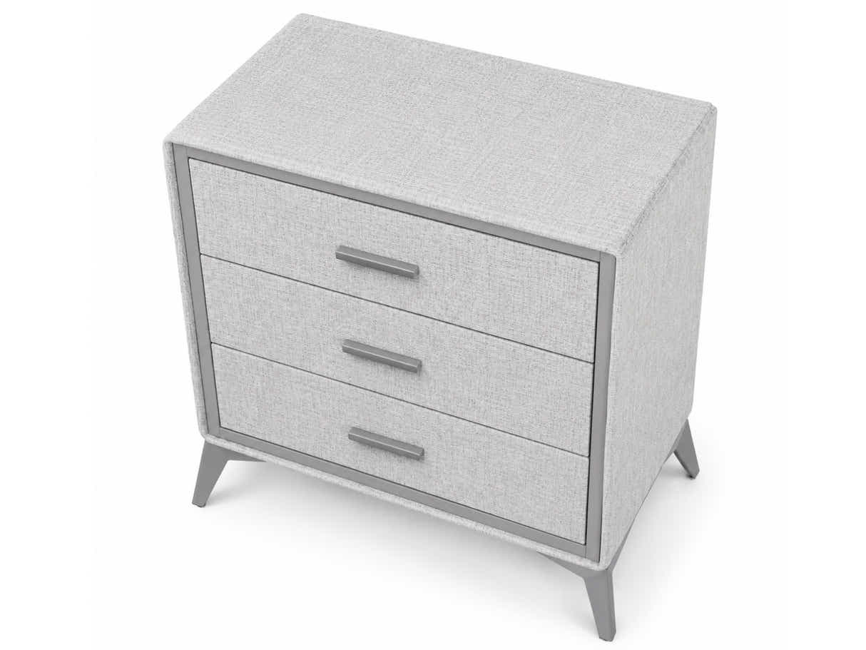 Delani 3-Drawer Chest - Grey