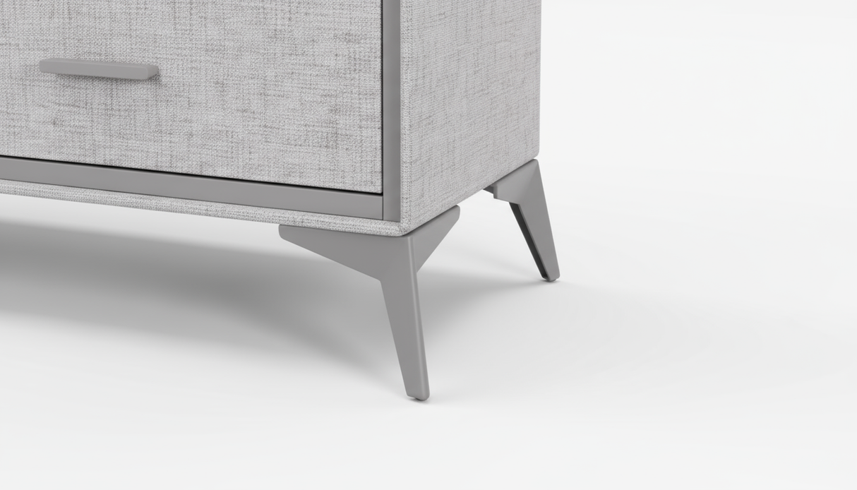 Delani 6-Drawer Lowboy - Grey