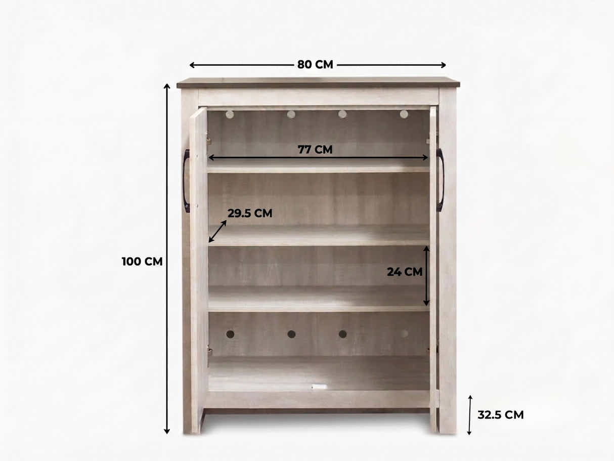 Lennart 2-Door Shoe Cabinet