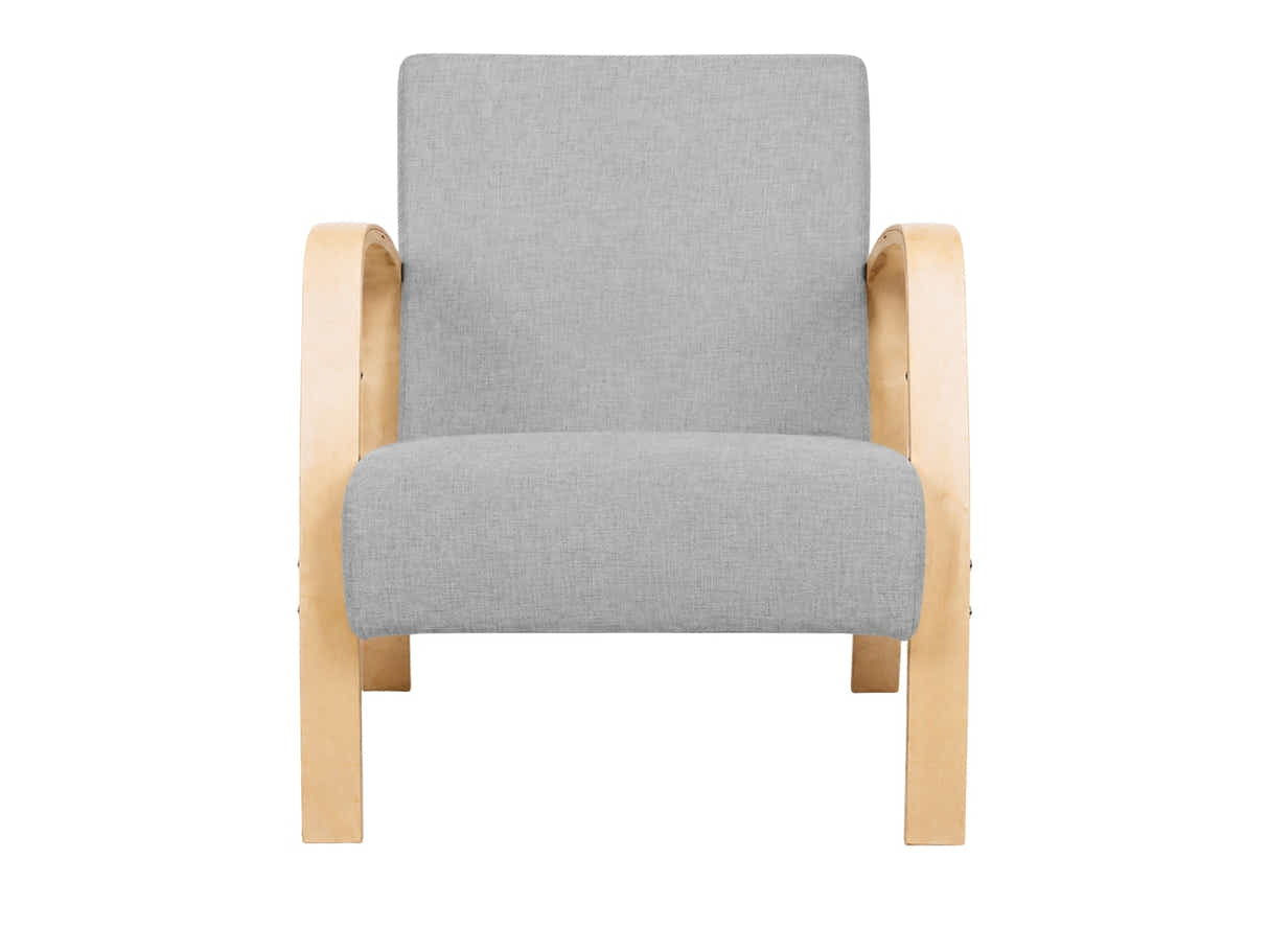 Bentwood Linen Sofa - Grey