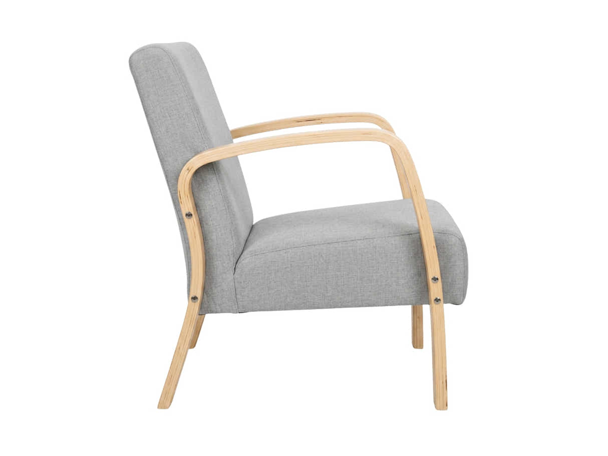 Bentwood Linen Sofa - Grey