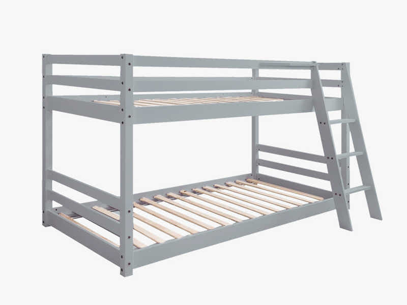 Polli Mid-Sleeper Bunk Bed - Grey