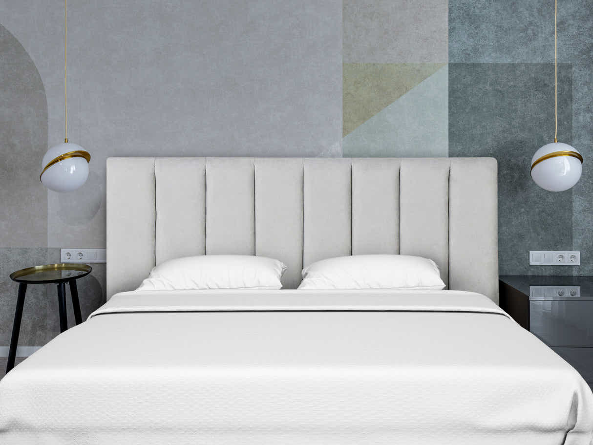 DS Tada Fabric Headboard Grey - Double