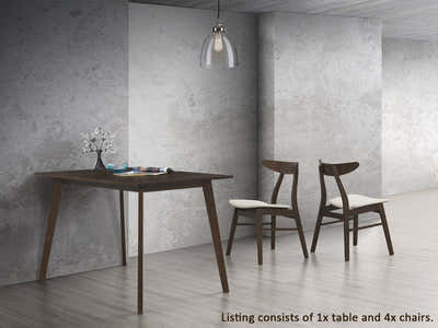 Fiesta 5-Piece Dining Set - Wenge