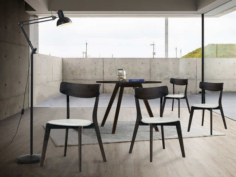 Hexa + Iora 5-Piece Dining Set - Wenge