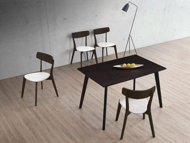 Fiesta + Iora 5-Piece Dining Set - Wenge