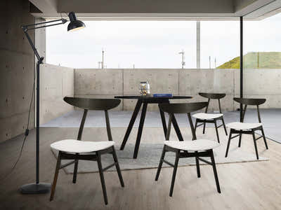 Hexa + Fiesta 5-Piece Dining Set - Wenge