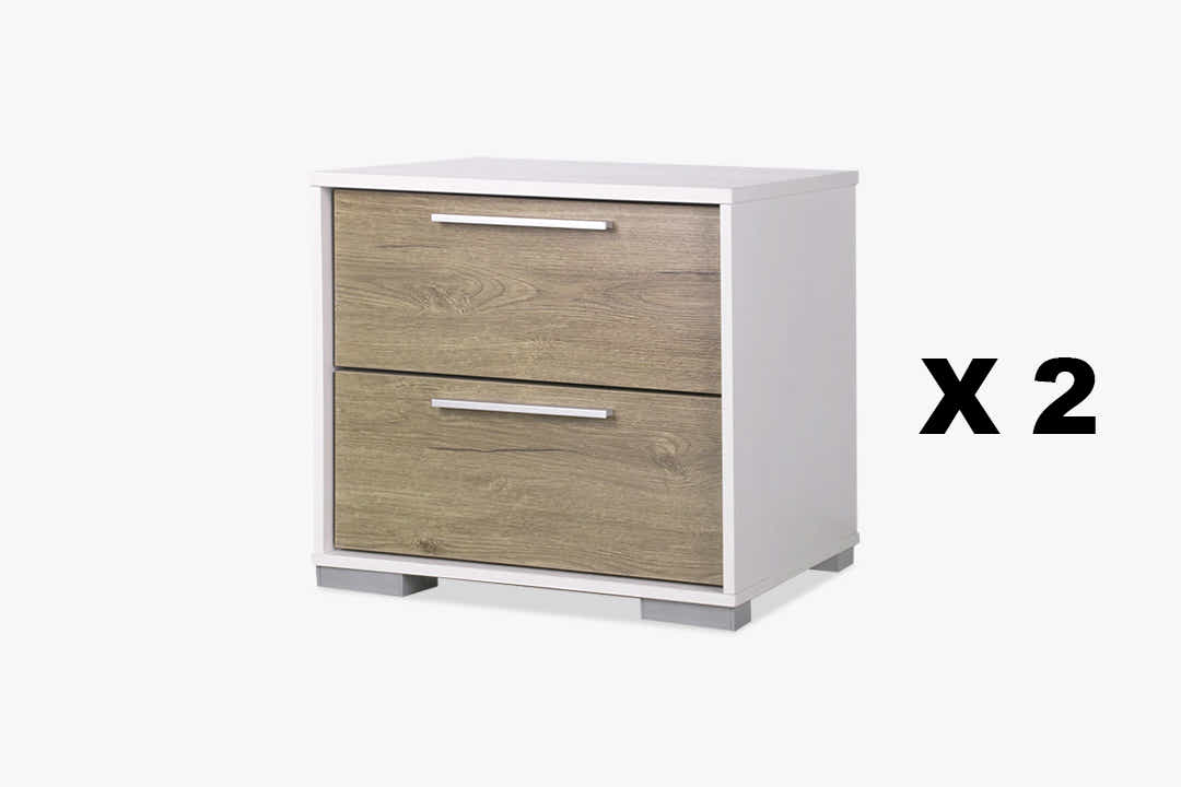 Brooklyn Bedside Table x 2