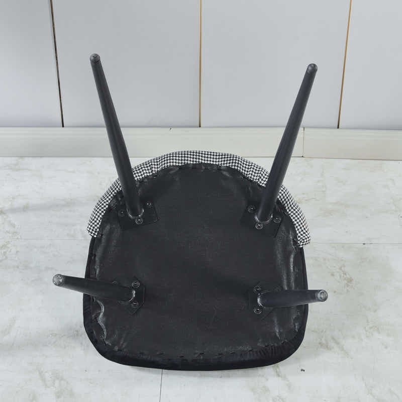 Fernando Dining Chair with Houndstooth - Set of 4