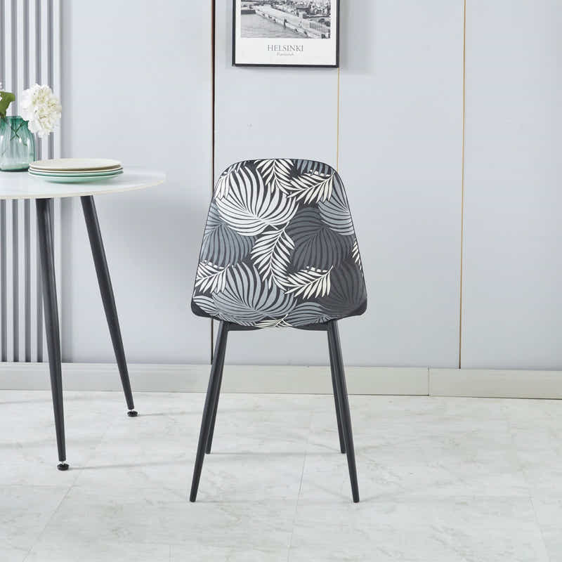 Axis Dining Chair with Fern Pattern - Set of 4