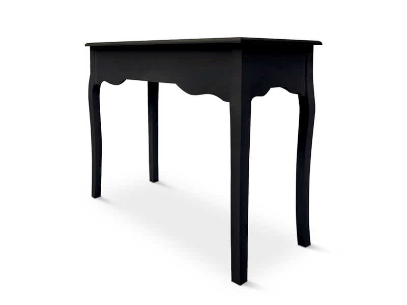 3-Drawer Console Table - Black