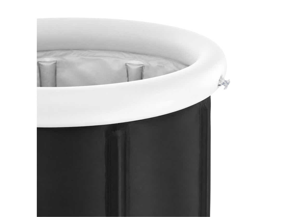 Portable Ice Bath Tub 80X80CM Inflatable Folding Bathtub Spa Massage