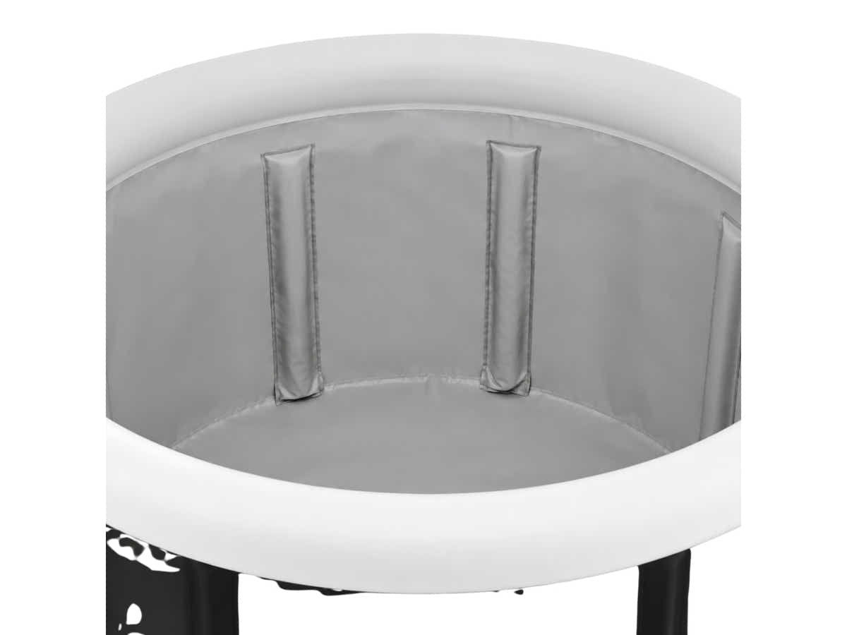 Portable Ice Bath Tub 80X80CM Inflatable Folding Bathtub Spa Massage