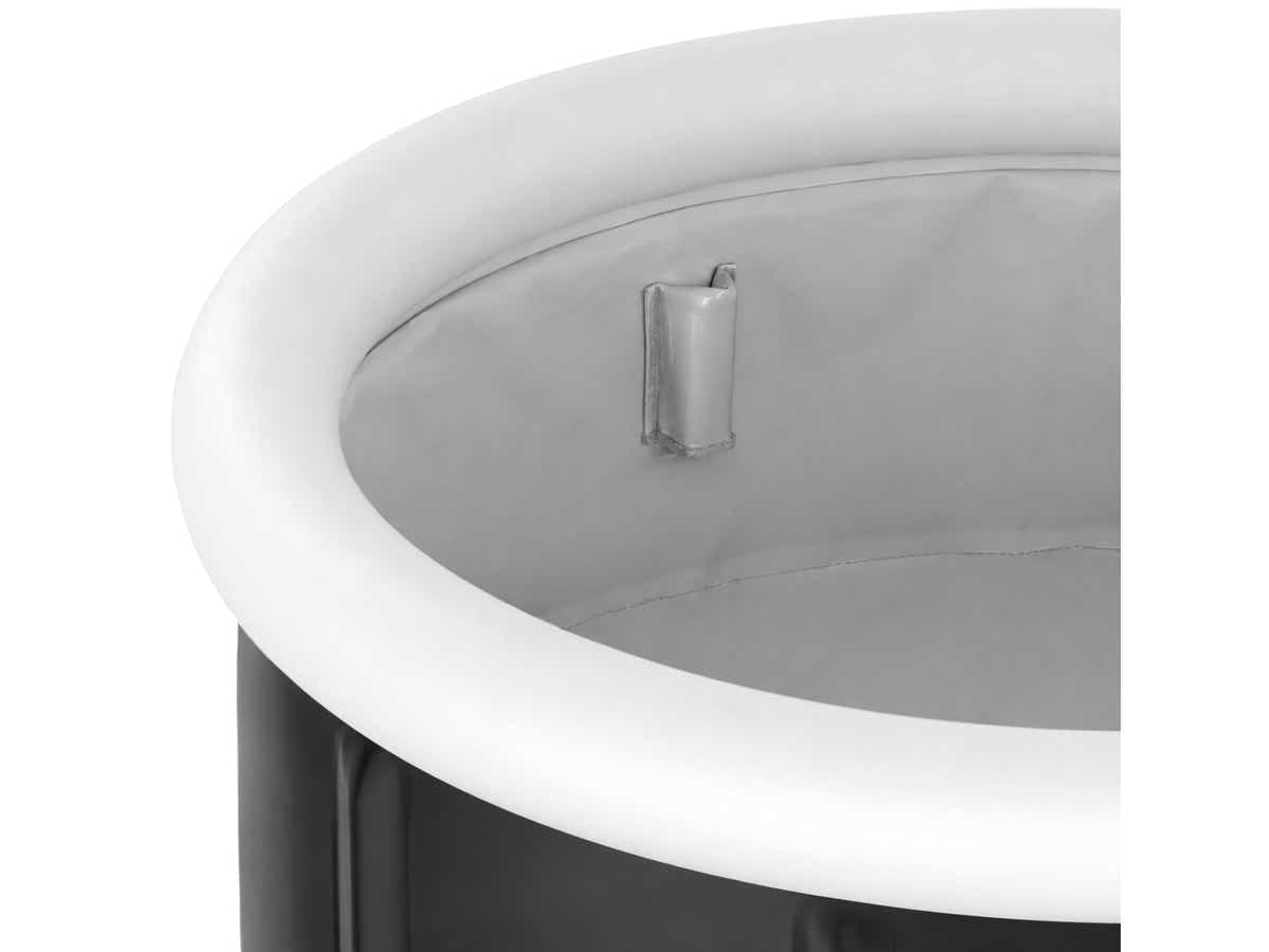 Portable Ice Bath Tub 80X80CM Inflatable Folding Bathtub Spa Massage