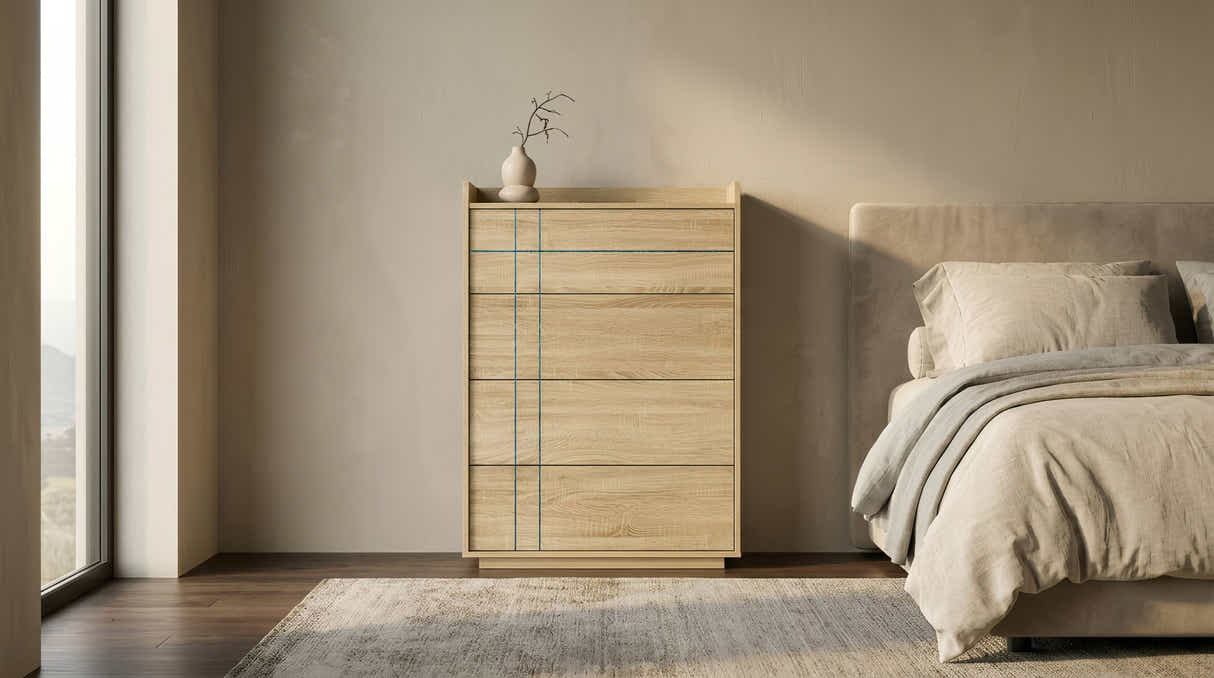 Xclusive Azalea 4-Drawer Tallboy