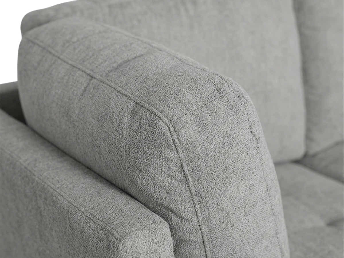 Rory Sectional Sofa Set Linent - Light Grey