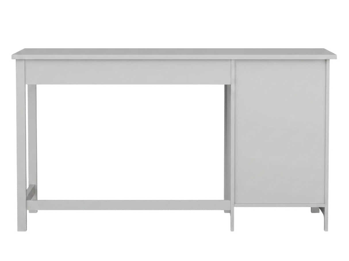 Home Office Desk with Storage - Grey
