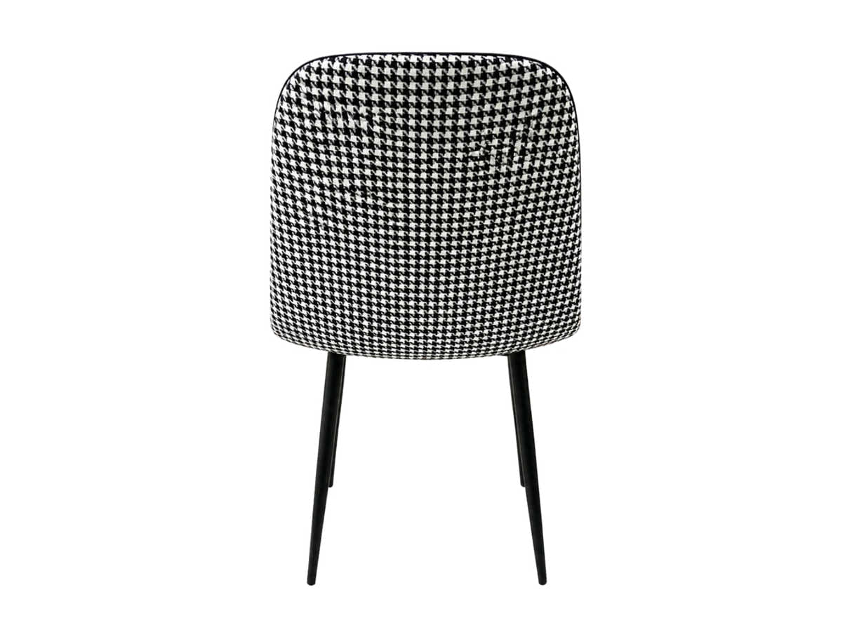 New Axis Velvet Dining Seat Houndstooth - Set of 4