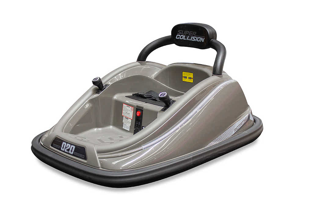 Kids Ride On Bumper Car - Grey