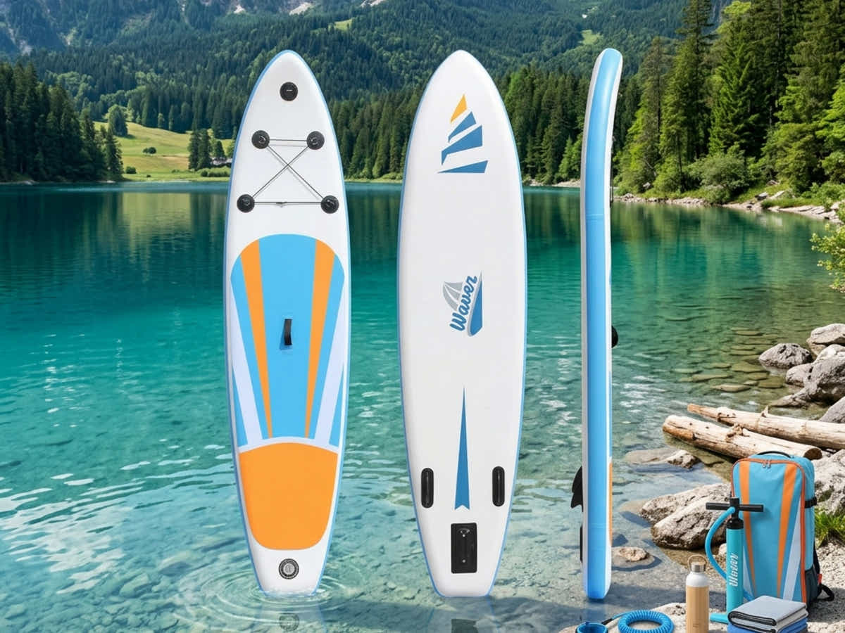 10 ft Double Layer Inflatable SUP - Blue & Yellow
