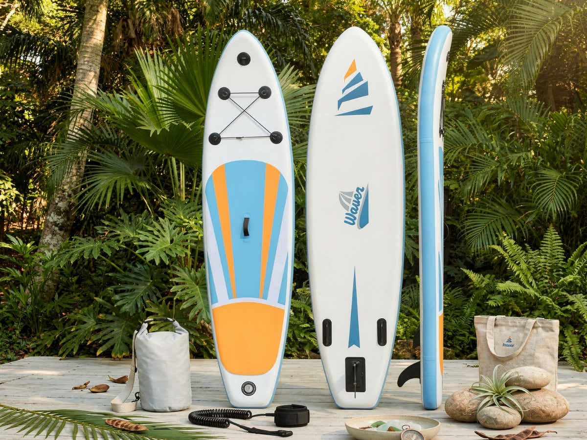 10 ft Double Layer Inflatable SUP - Blue & Yellow