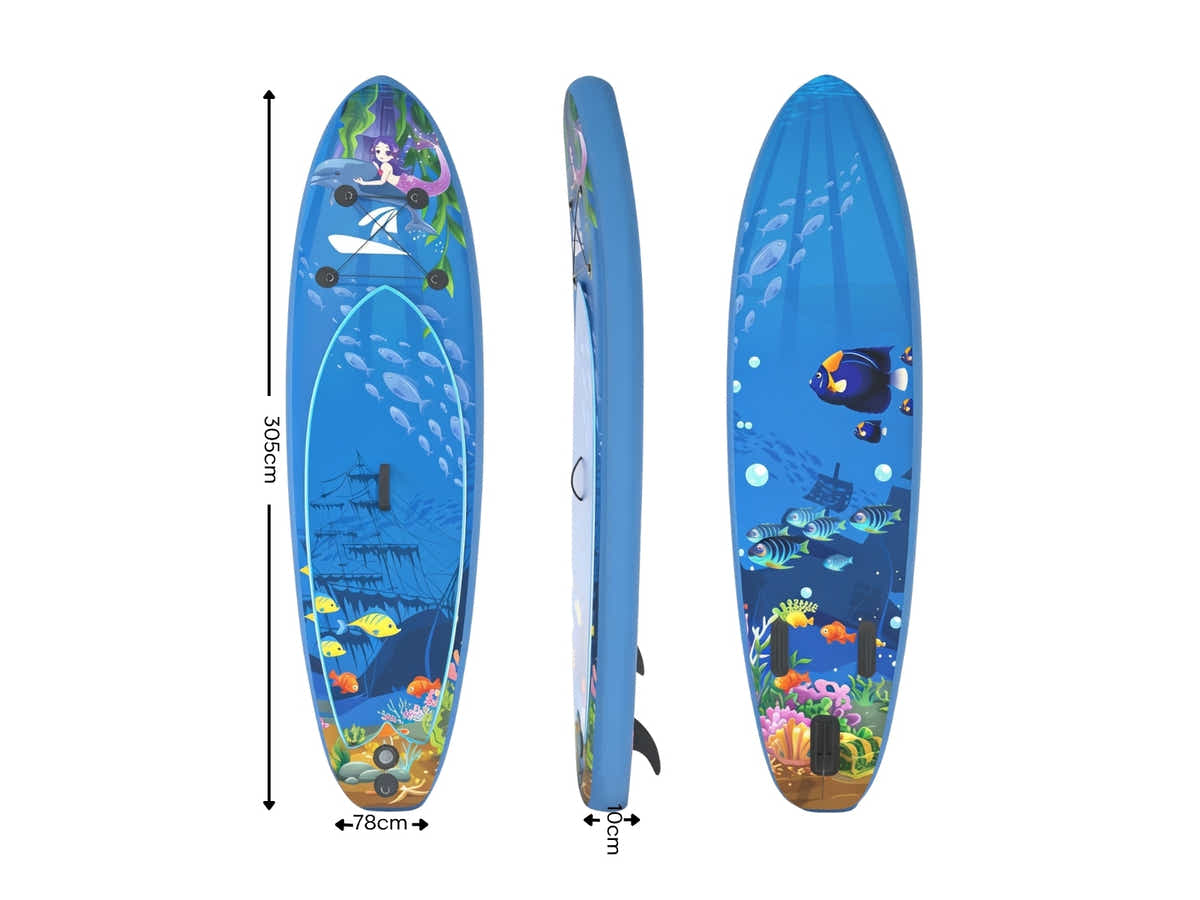 10 ft Single Layer Inflatable SUP - Sea Cartoon
