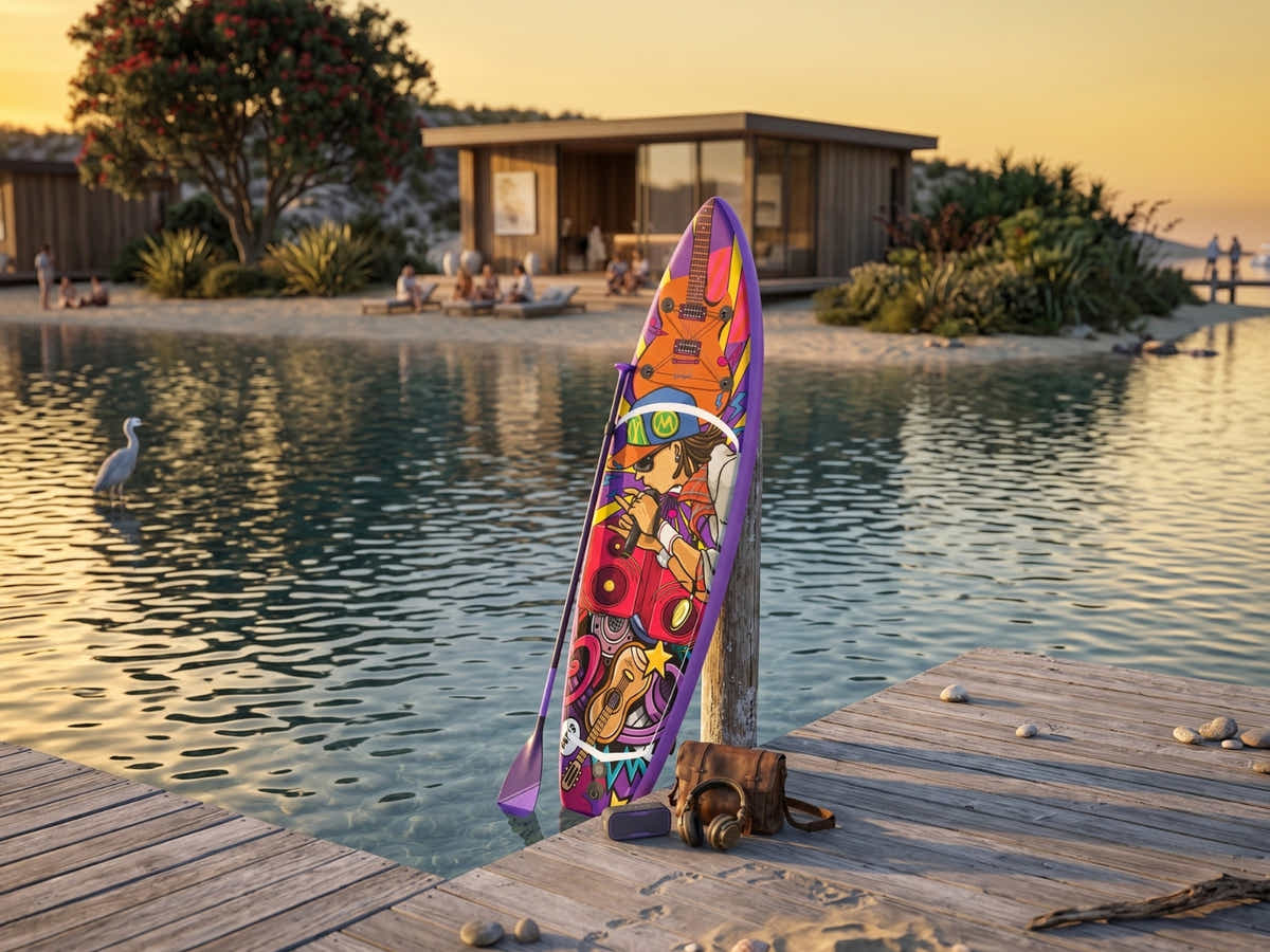 10 ft Single Layer Inflatable SUP - Art Cartoon