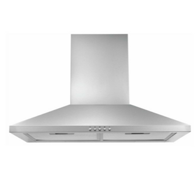 Midea 60 cm Canopy Rangehood Silver (No Duct)