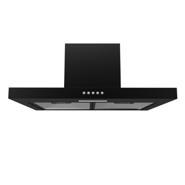 Midea 60 cm T-Shape Rangehood Black