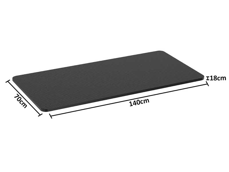 18mm Table Top 140 x 70 cm - Black