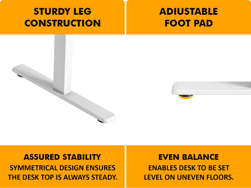 Height Adjustable Desk Frame Dual Motors
