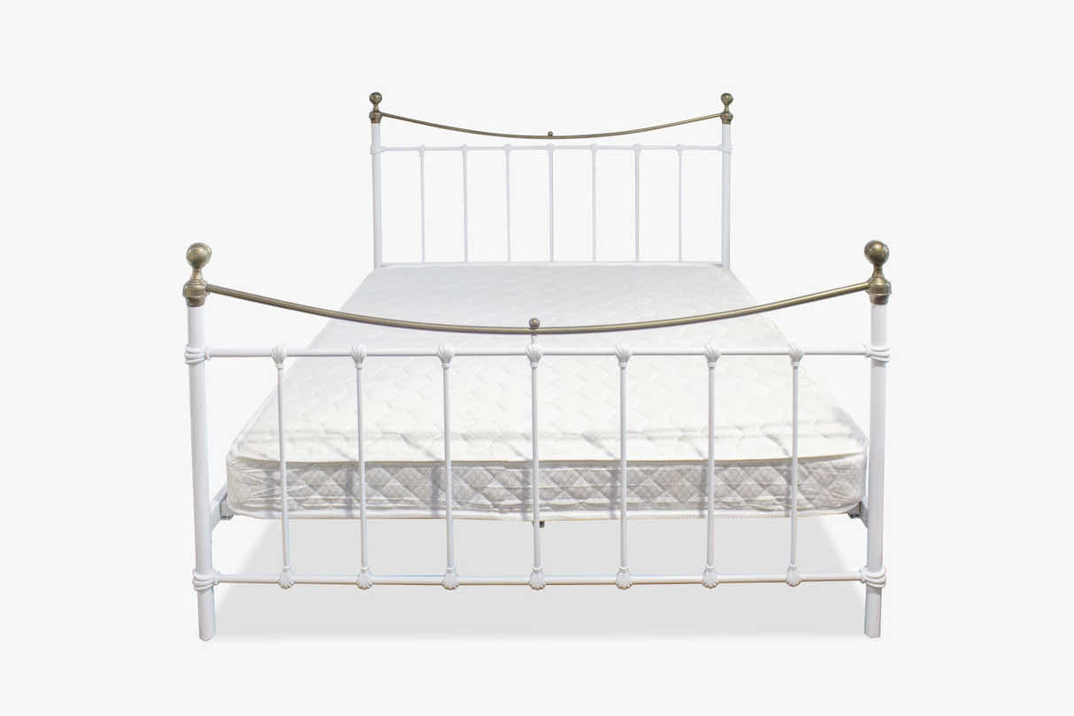 Victorian High Metal Bed Frame – King Single